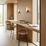 Frame Bar Stool - Wood w/backrest – miljöbild