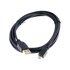 Svart laddningskabel med USB A och mikro USB kontakter för WOOFit och WOOFit JAM från sackit för anslutning till dator eller adapter