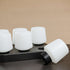 Black rectangular Ambience multiple charging station for six Lamp Intelligent lights on a white background