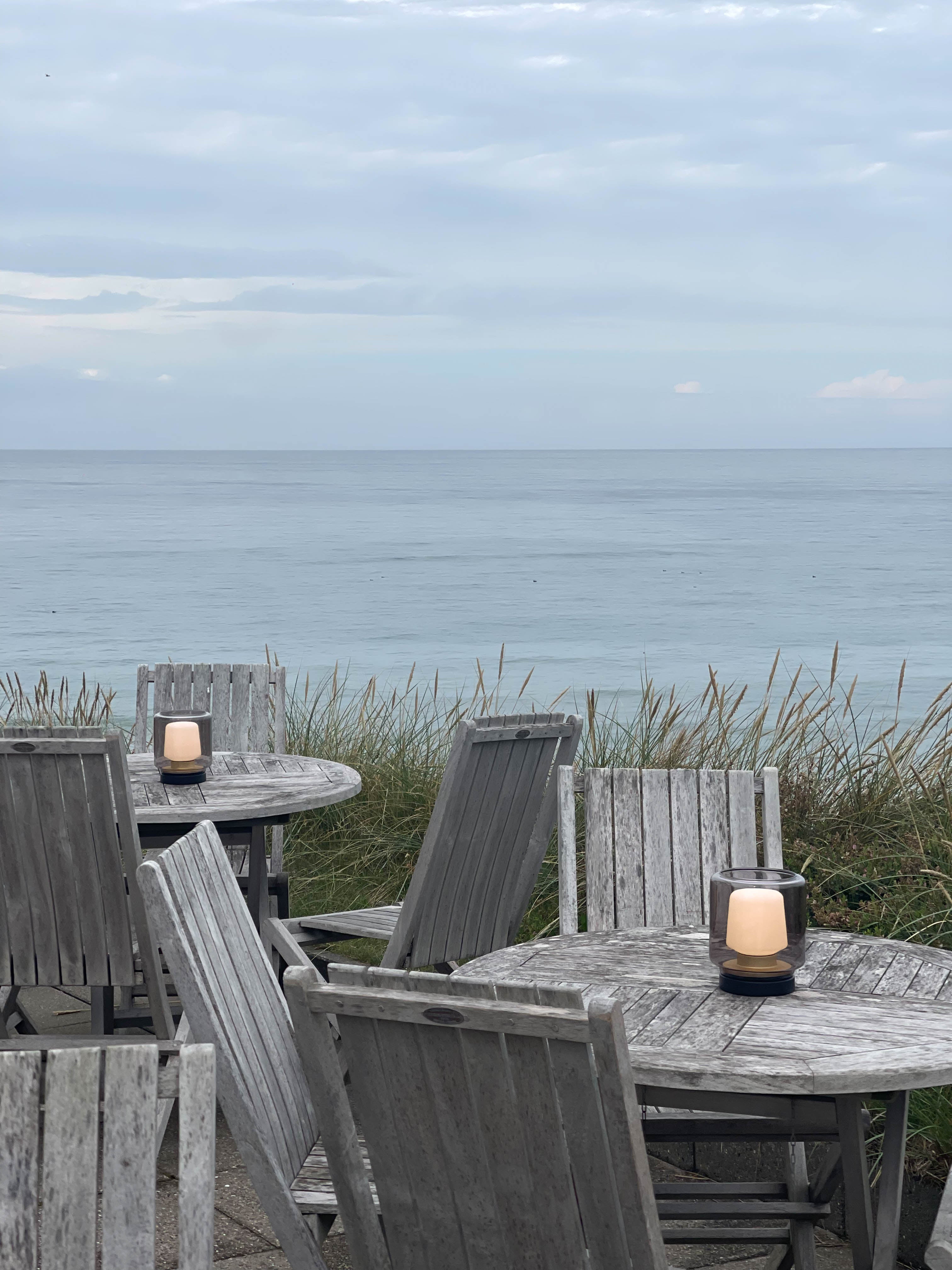 Utomhusområde hos Villa Vest med SACKit utomhuslampor