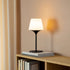 Ambience Lamp Intelligent with Aalborg base in stainless steel and frosted glass, designed for indoor and outdoor use.
