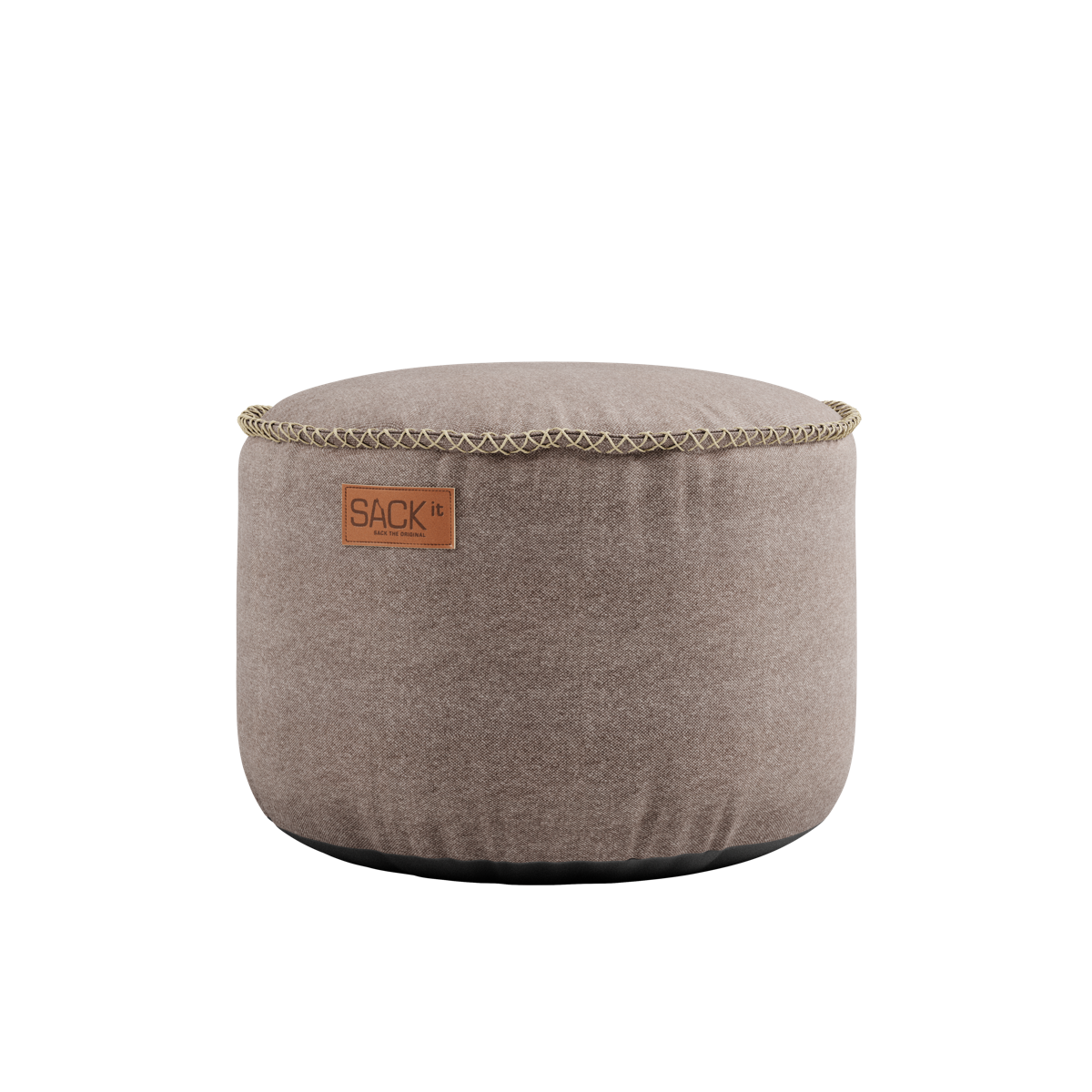 Canvas Pouf 2 Pack i Canvas Sand från sackit