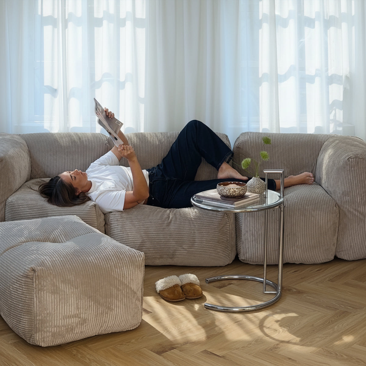 Soft Sofa Indoor – En modulsoffa med mjuk komfort | SACKit