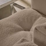 Soft Sofa Indoor - 4 Seater Corner Sofa i Teddy Brown – miljöbild