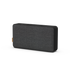 Svart trådlös Bluetooth högtalare från sackit med dansk design och tygfront för kraftfullt ljud hemma eller på språng