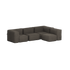Soft Sofa Outdoor - 4 Seater Corner Sofa i Kirra Noir från sackit
