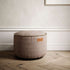 Canvas Pouf 2 Pack i Canvas Black - Sand – miljöbild