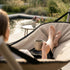 Cobana Hammock i Boucle Beige – miljöbild
