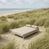 Kirra Double Sunbed i Kirra Sand – miljöbild