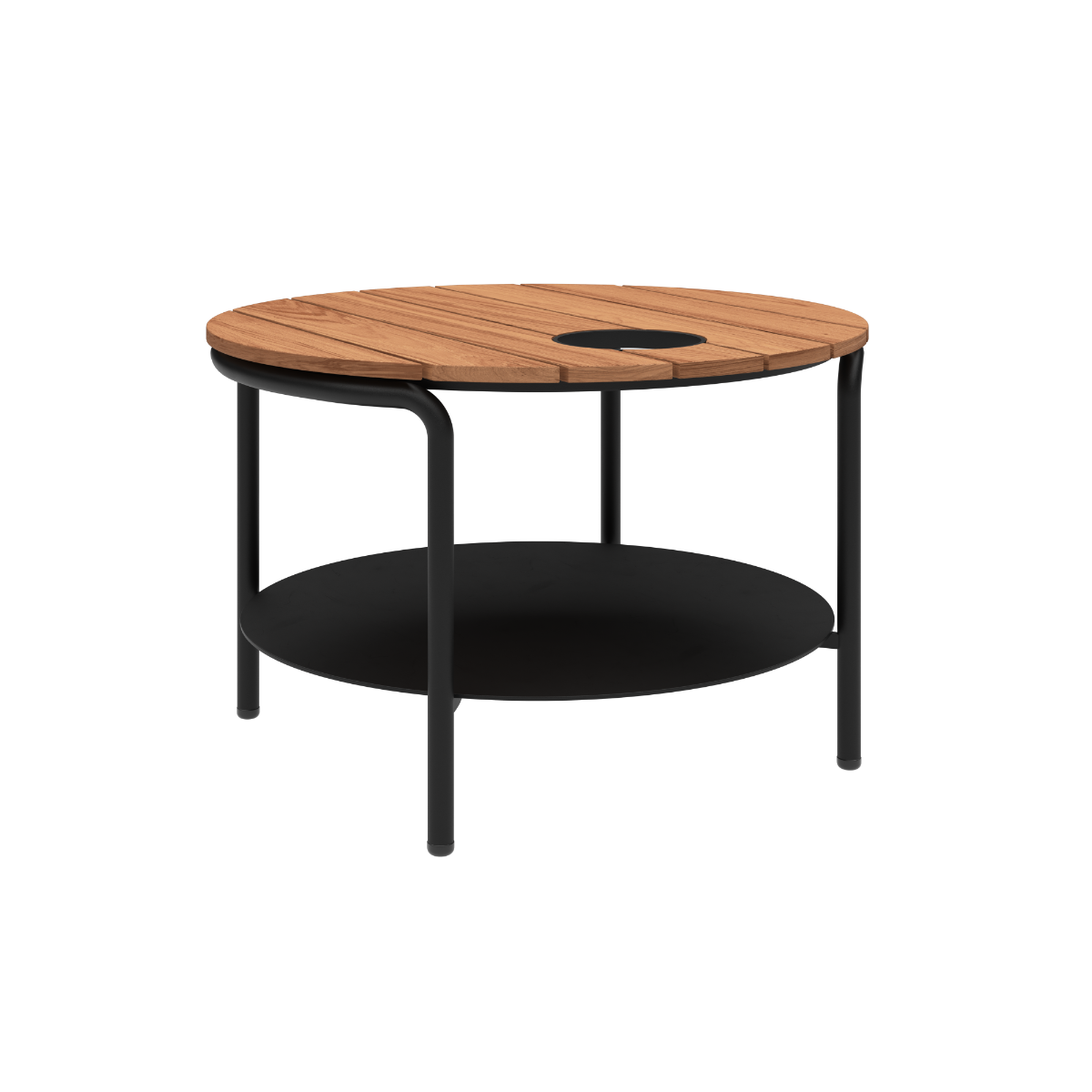 Patio Coffee Table - Ø70 i svart från sackit