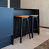 Nordic Bar Stool - Black Stained Oak