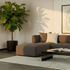 Fjord Sofa - Pouf i Sealife Brown – miljöbild