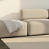 Fjord Sofa - Pouf i Cosmo Beige – miljöbild