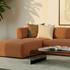 Fjord Sofa - Pouf i Cosmo Terracotta – miljöbild