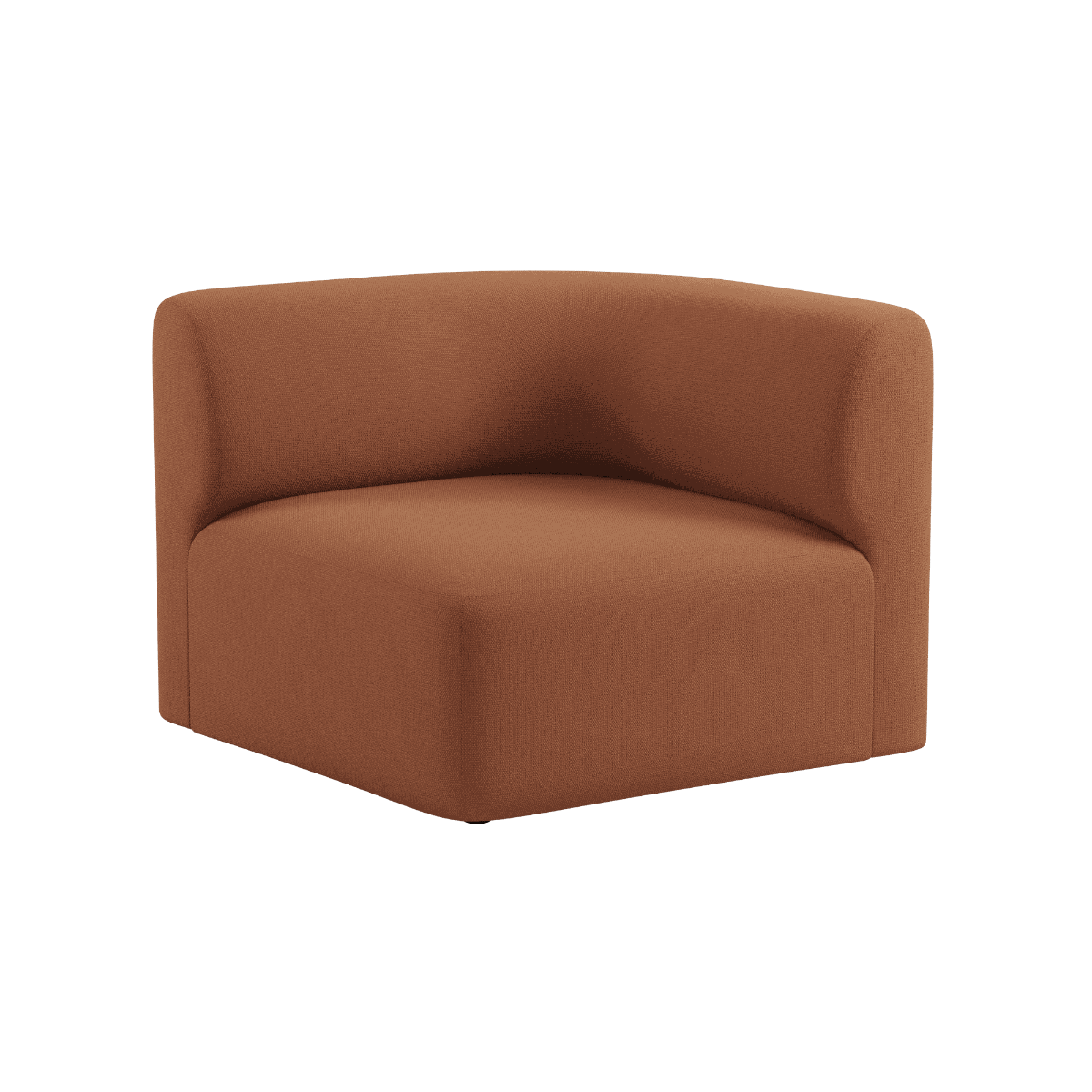 Fjord Sofa - Corner Section Left i Cosmo Terracotta från sackit