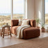 Fjord Sofa - Chaise Right i Cosmo Terracotta – miljöbild