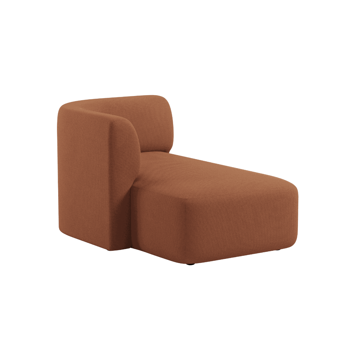 Fjord Sofa - Chaise Left i Cosmo Terracotta från sackit
