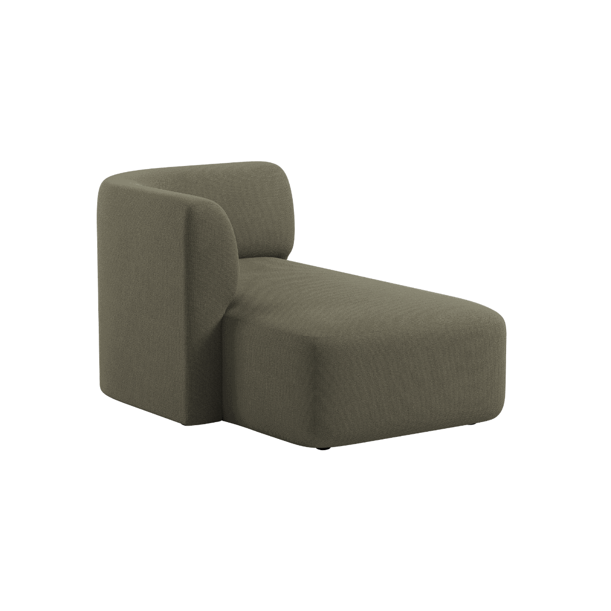 Fjord Sofa - Chaise Left i Cosmo Olive från sackit