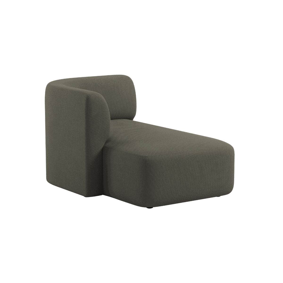 Fjord Sofa - Chaise Left i Cosmo Stone från sackit