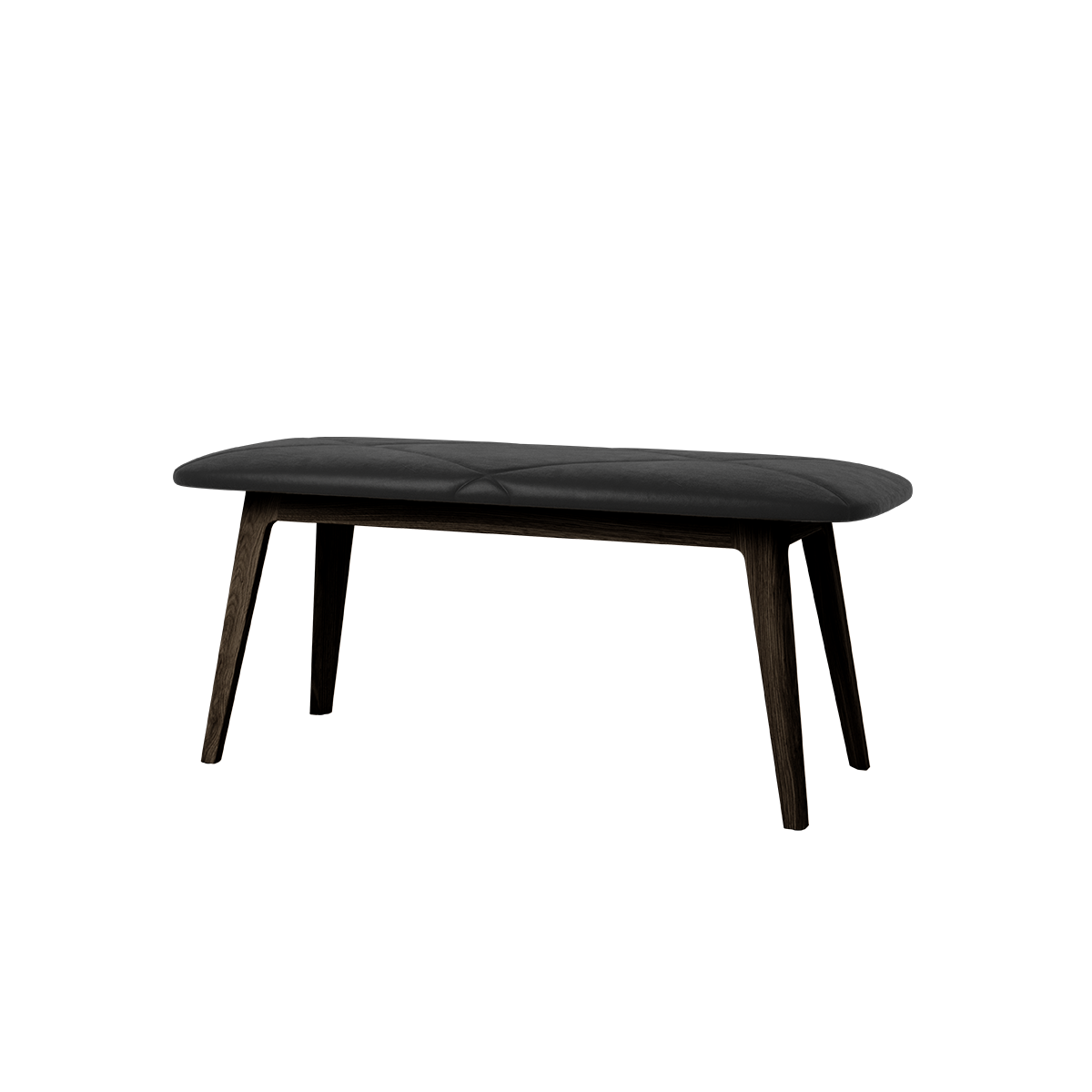 Nordic Bench - Dark Stained Oak