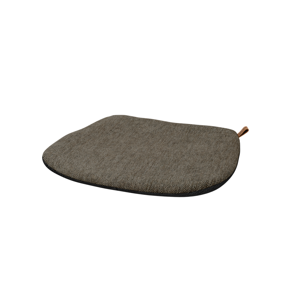 Gråbrun sittdyna anpassad för Patio Chair no One från sackit och utformad för bekväm användning utomhus i nordiskt väder