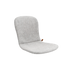 Ljusgrå komplett sittdyna med ryggstöd för Patio Chair no One från sackit för bekväma måltider utomhus