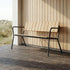Kirra Patio Bench i Noir – miljöbild