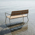 Kirra Patio Bench i Taupe – miljöbild