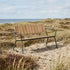 Kirra Patio Bench i oliv – miljöbild