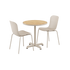 Kirra Cafe Table Taupe & 2 Patio Chair No. One från sackit