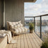 Mollis Lounge Chair i Renesse Taupe – miljöbild