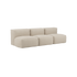 Soft Sofa Indoor - 3 Seater Open i Teddy Beige från sackit