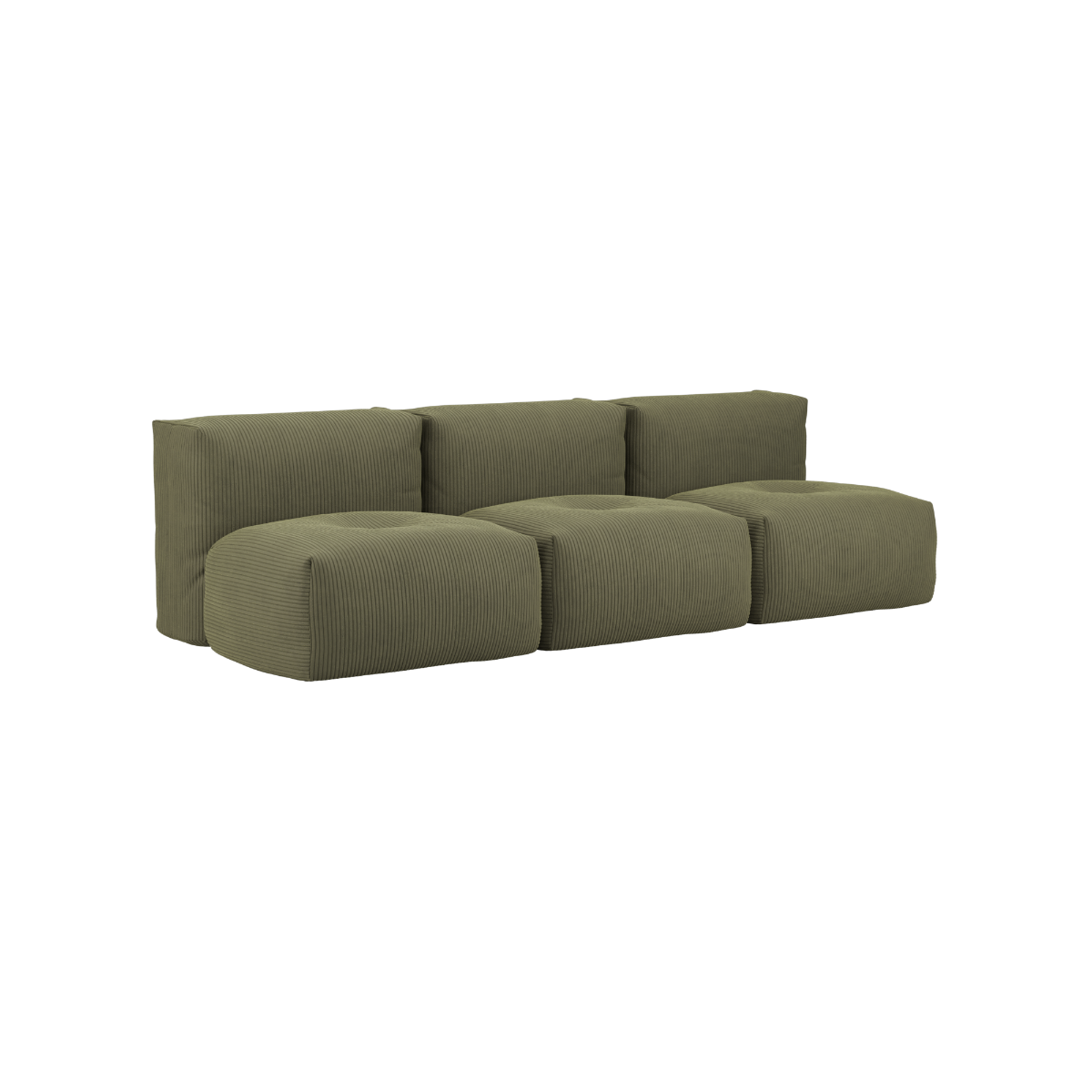 Soft Sofa Indoor - 3 Seater Open