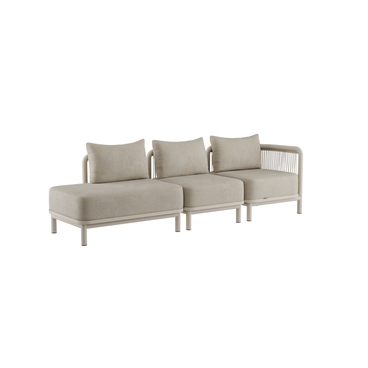 Kirra Lounge Sofa - 3 seater w/ open end