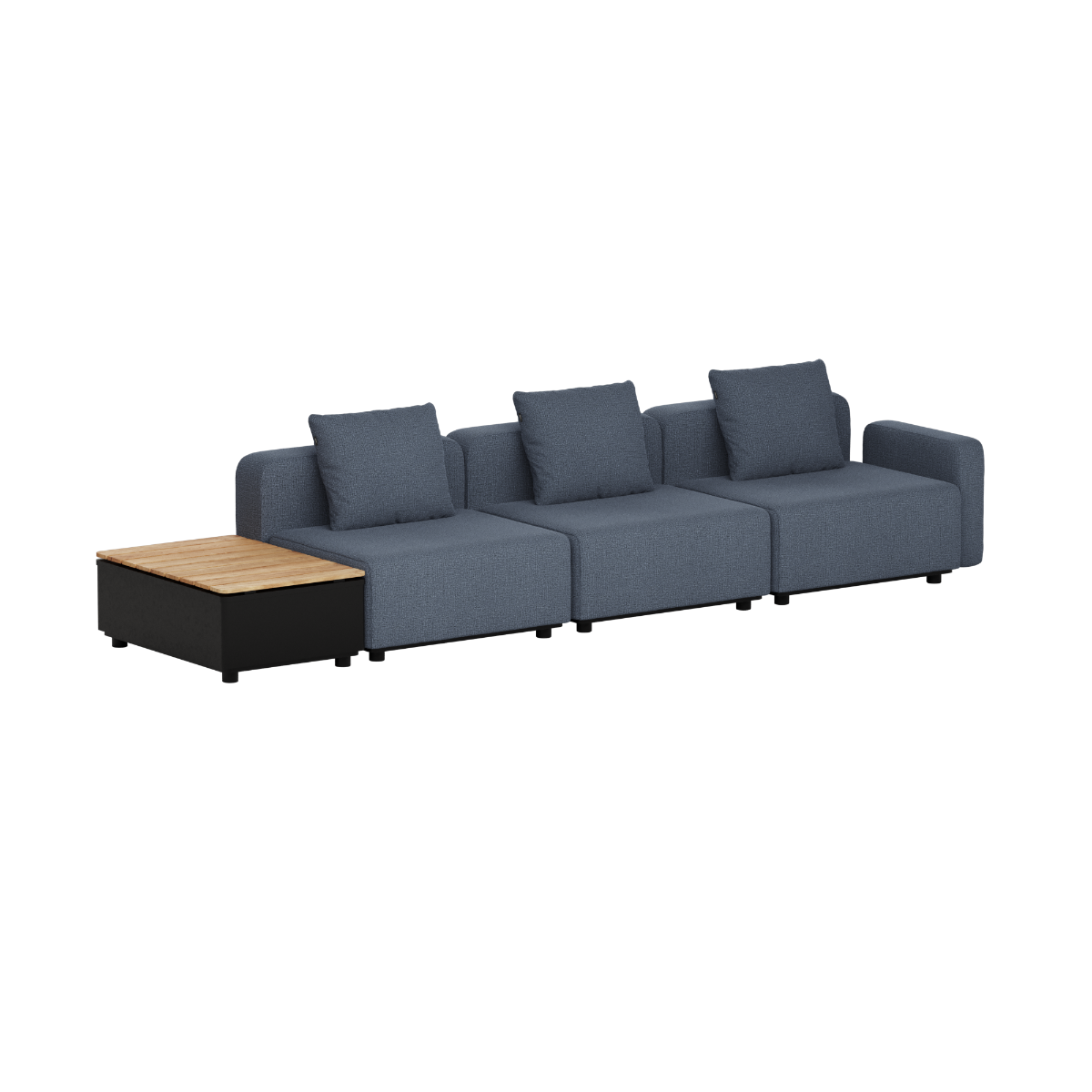 Cobana Lounge Sofa - 3 seater w/ Patio Storage Table