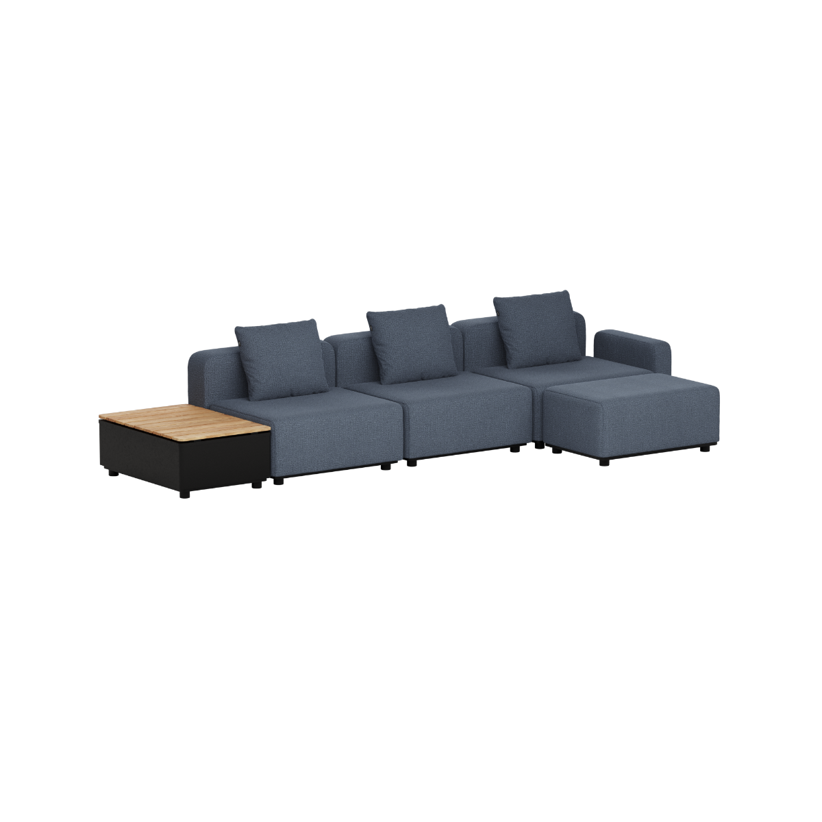 Cobana Lounge Sofa - 3 seater w/ Patio Storage Table