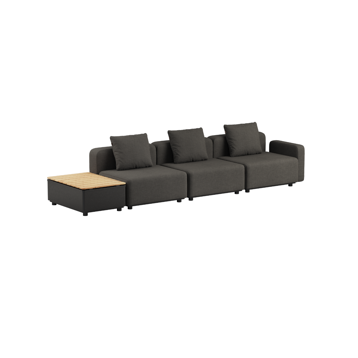 Cobana Lounge Sofa - 3 seater w/ Patio Storage Table