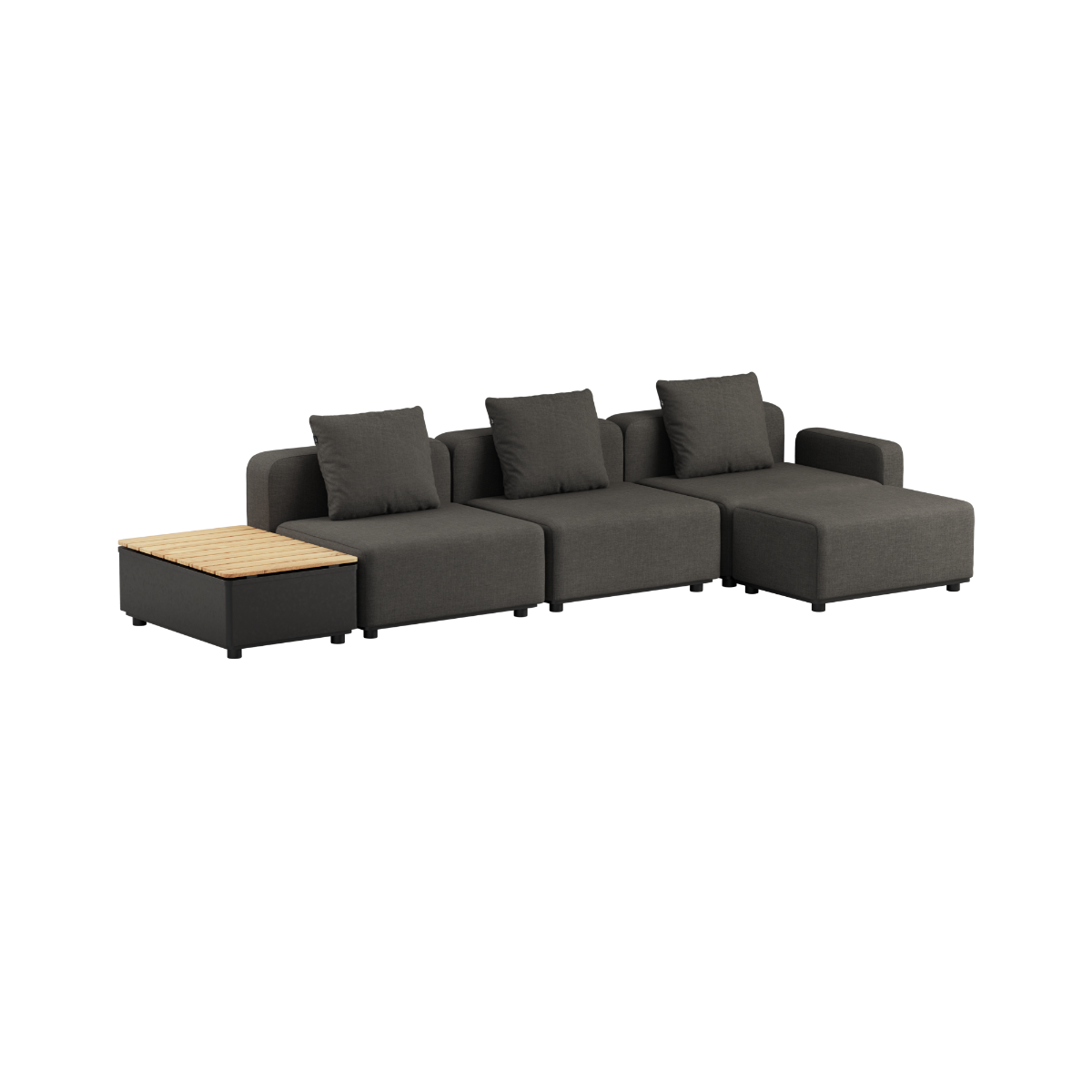 Cobana Lounge Sofa - 3 seater w/ Patio Storage Table
