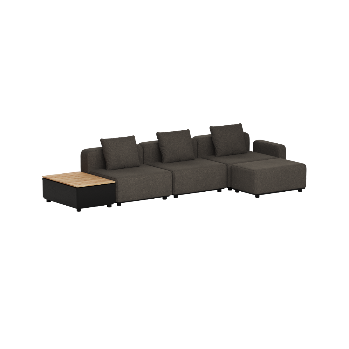 Cobana Lounge Sofa - 3 seater w/ Patio Storage Table