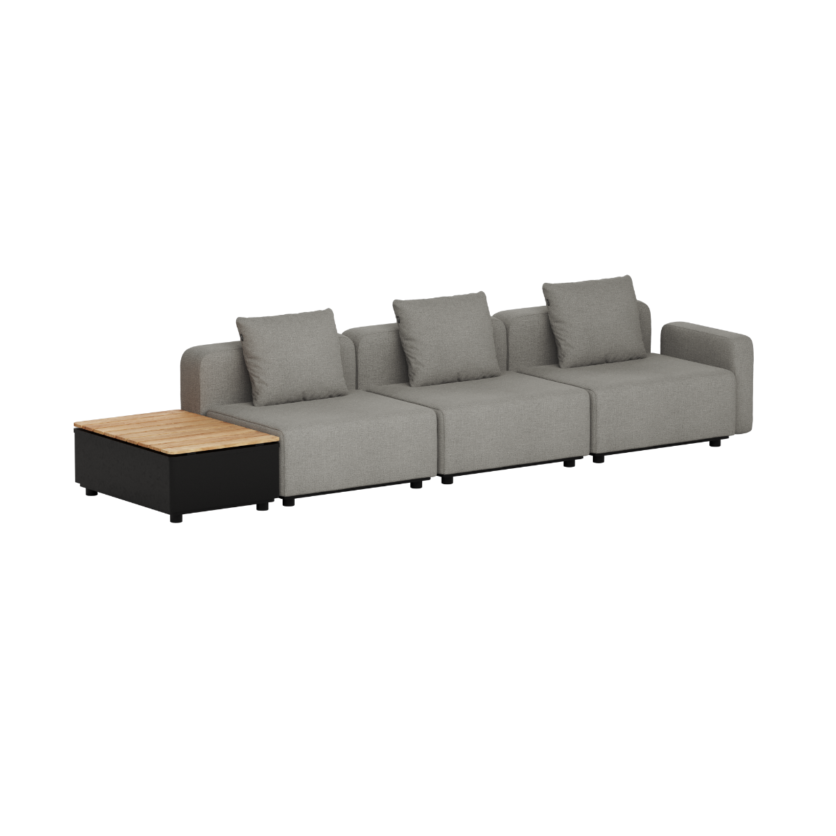 Cobana Lounge Sofa - 3 seater w/ Patio Storage Table