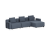 Cobana Lounge Sofa - 3 Seater Chaise från sackit