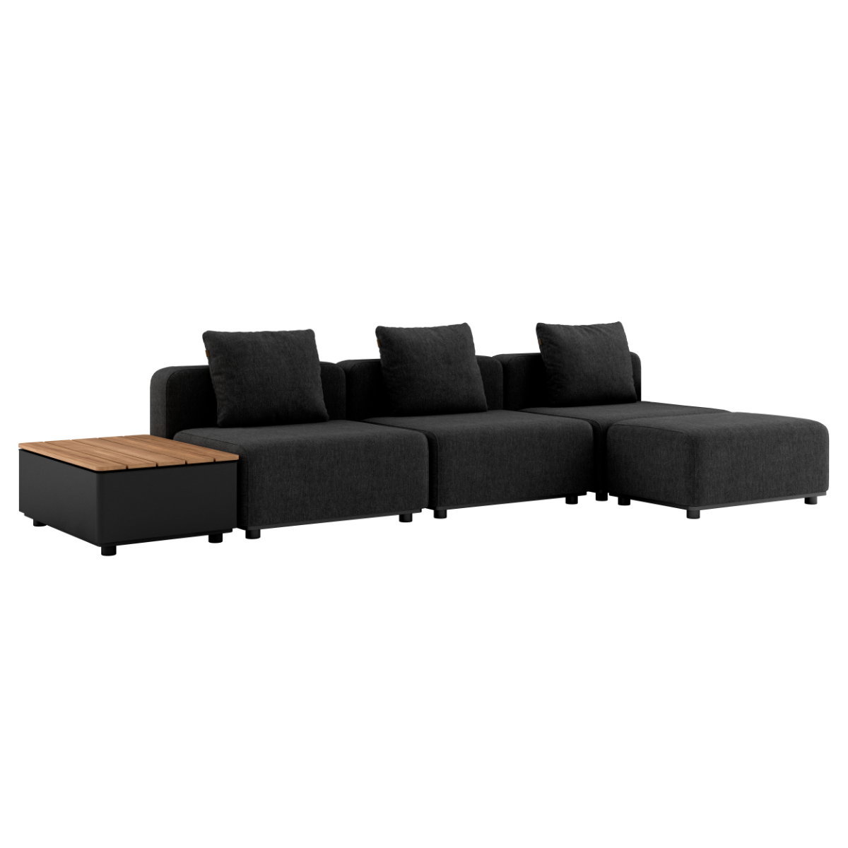 Cobana Lounge Sofa - 3 seater w/ Patio Storage Table