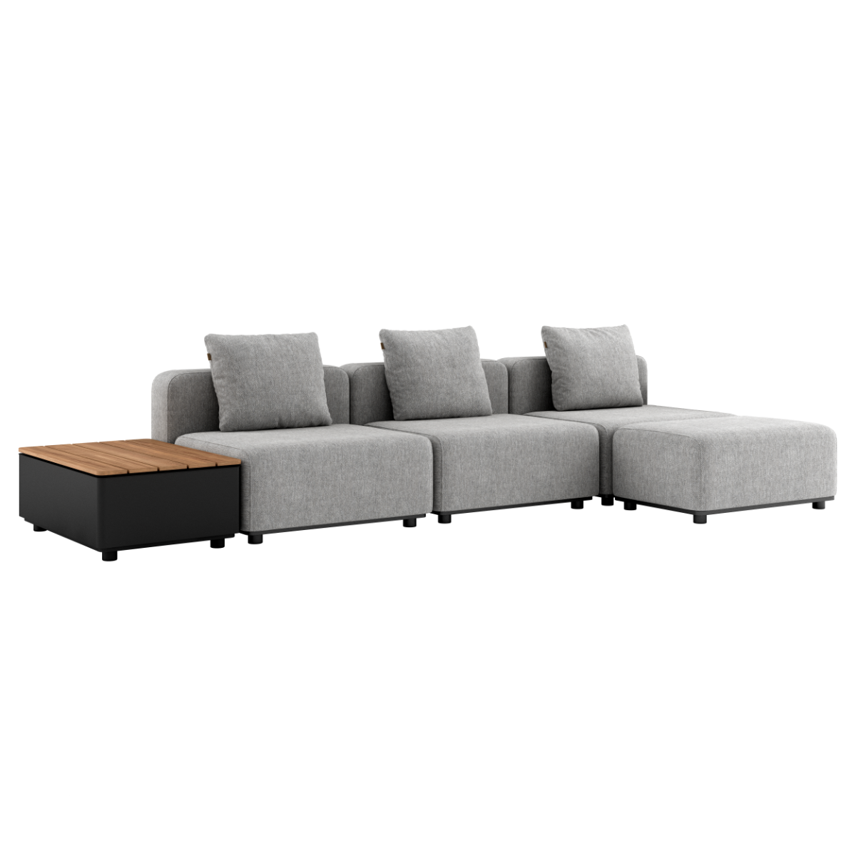 Cobana Lounge Sofa - 3 seater w/ Patio Storage Table