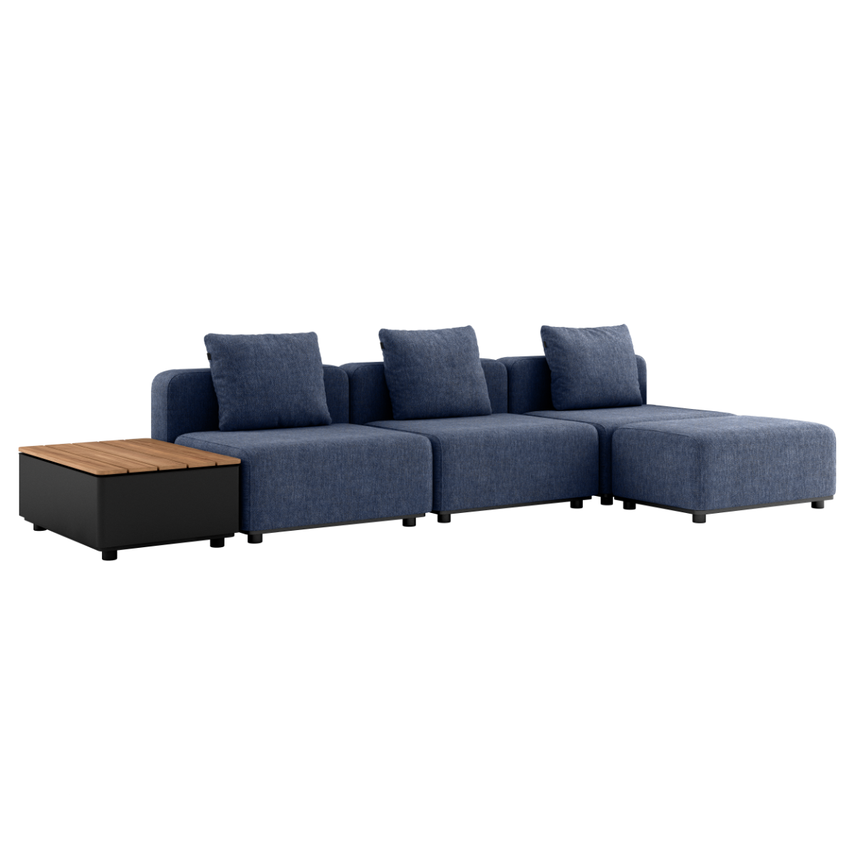 Cobana Lounge Sofa - 3 seater w/ Patio Storage Table