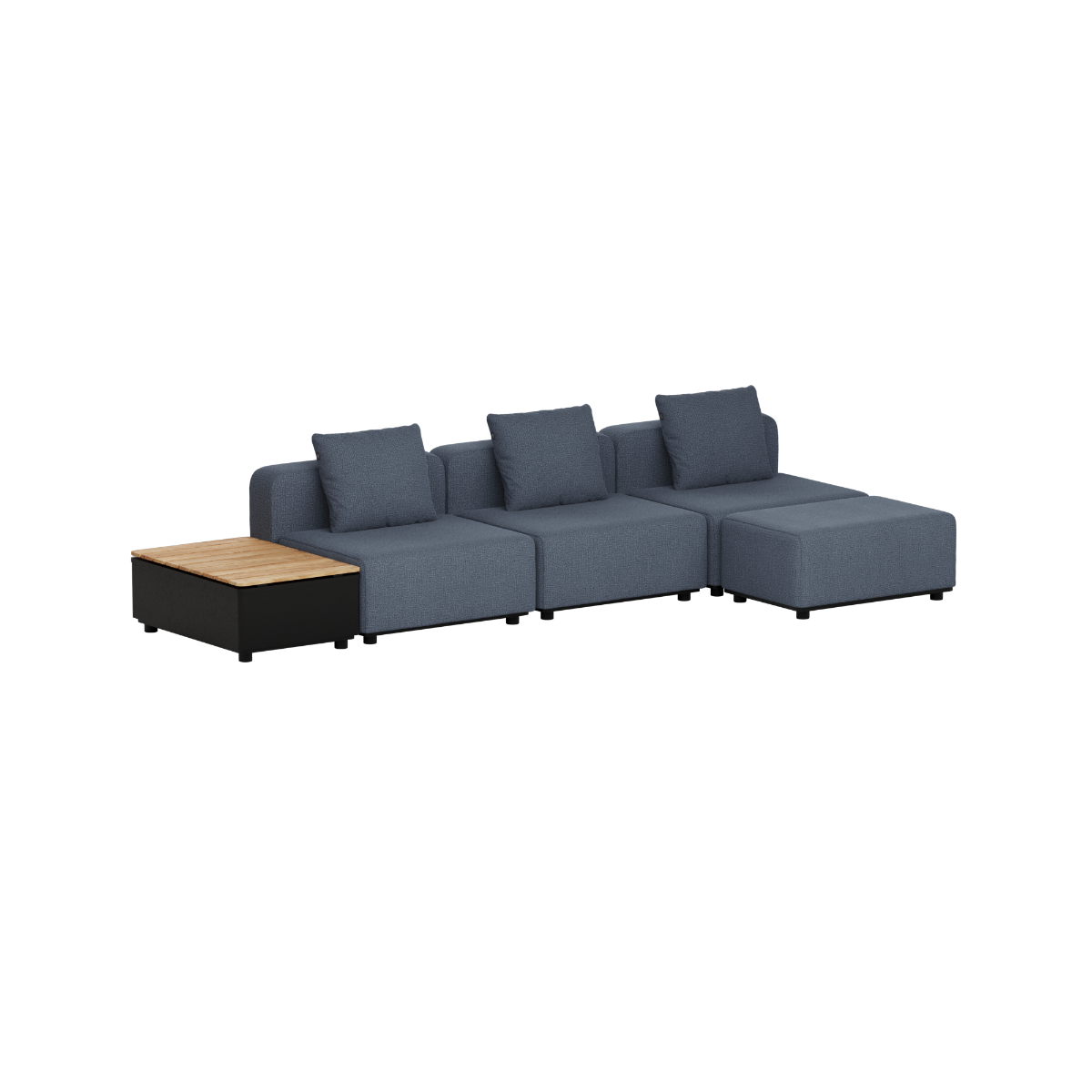 Cobana Lounge Sofa - 3 seater w/ Patio Storage Table