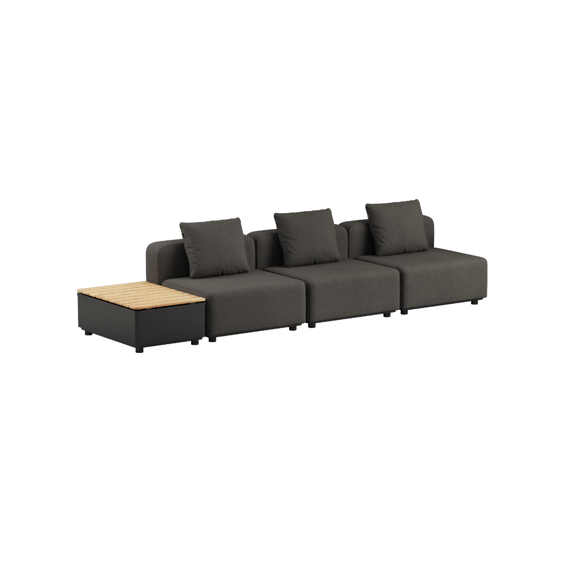 Cobana Lounge Sofa - 3 seater w/ Patio Storage Table