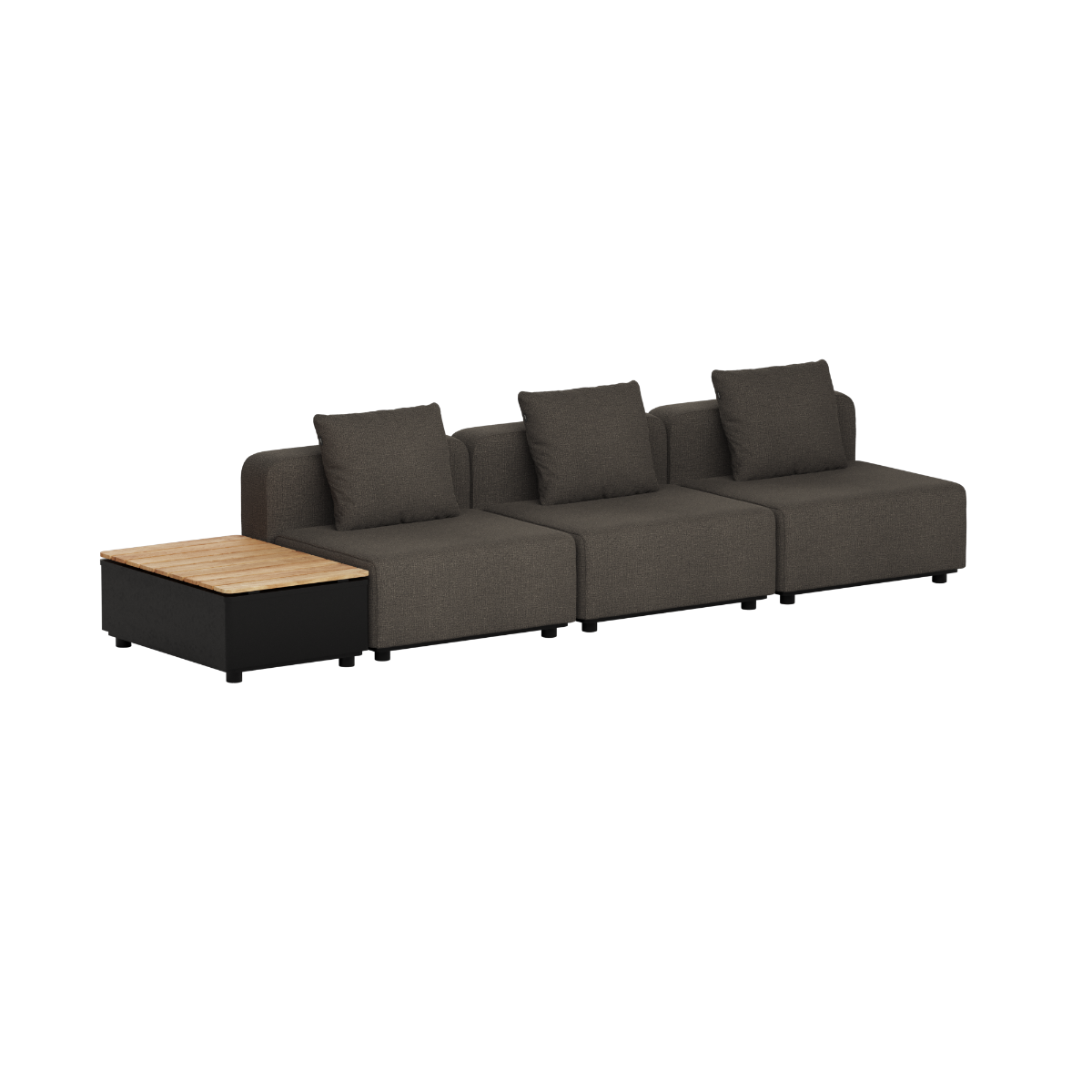 Cobana Lounge Sofa - 3 seater w/ Patio Storage Table