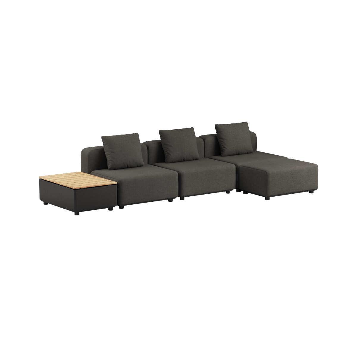 Cobana Lounge Sofa - 3 seater w/ Patio Storage Table
