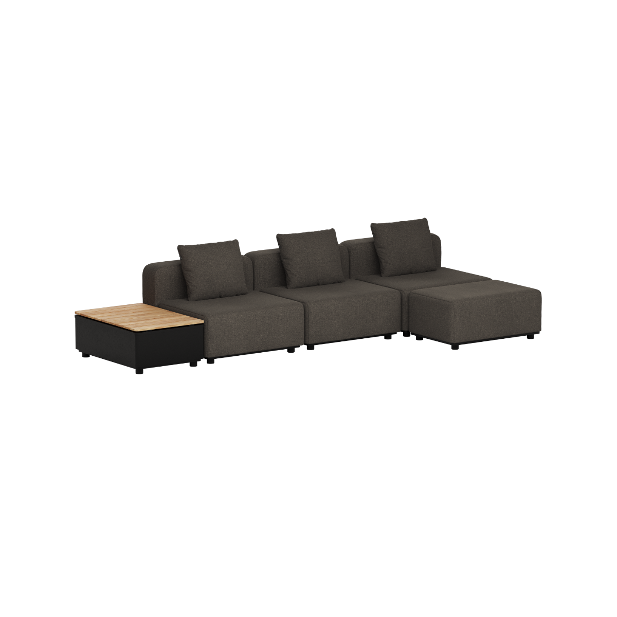 Cobana Lounge Sofa - 3 seater w/ Patio Storage Table