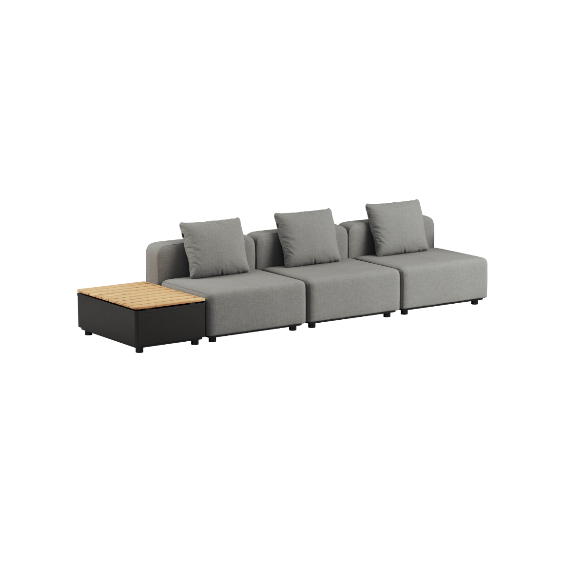 Cobana Lounge Sofa - 3 seater w/ Patio Storage Table